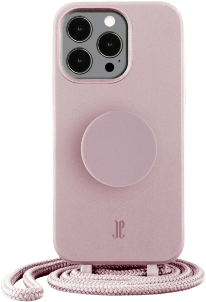 Just Elegance PopGrip Backcover Hoesje - Geschikt voor Apple iPhone 13 Pro Max - Gsm case - Rose Breath