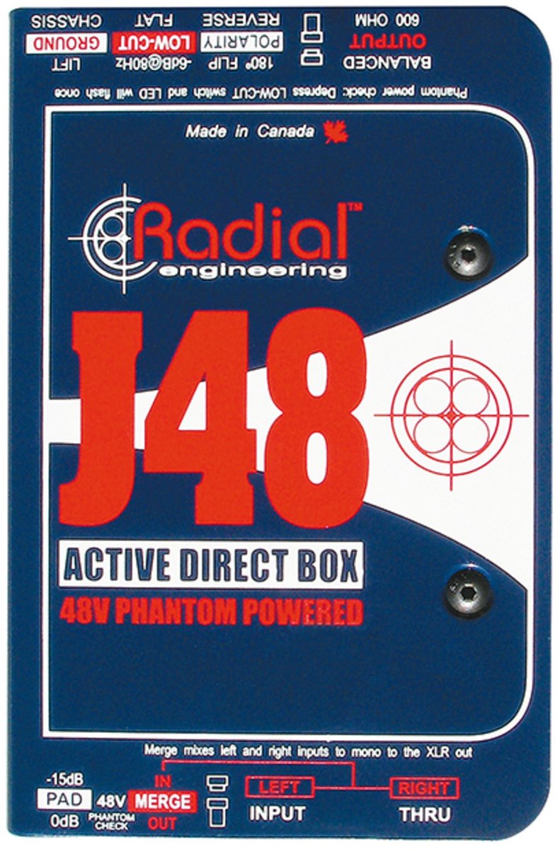 Radial J48-MK2 - Actieve DI box