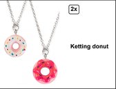 2x Collier donut - Baking donuts festival fun theme party party carnaval parade