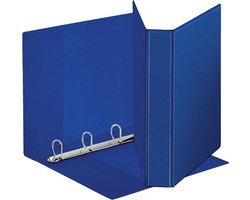 Esselte Panorama 4D-Rings Ringband met Insteekvak - Rugbreedte van 38mm - Blauw