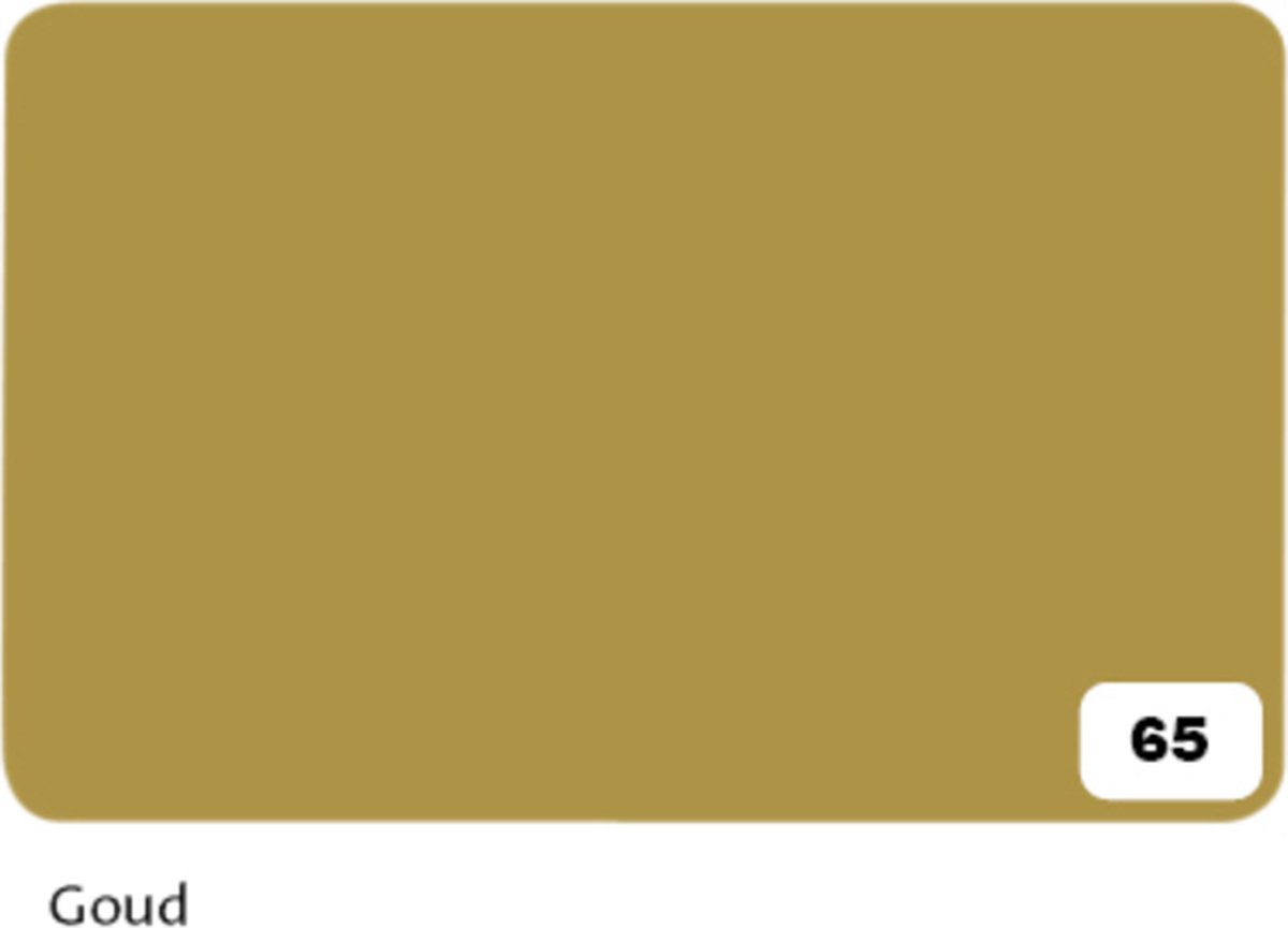 Fotokarton Folia 2-zijdig 50x70cm 300gr nr65 goud | 10 stuks