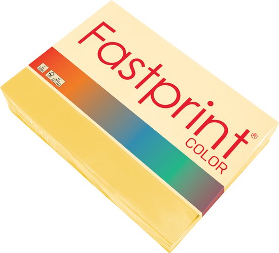 Kopieerpapier Fastprint Diepgeel A4 160gr