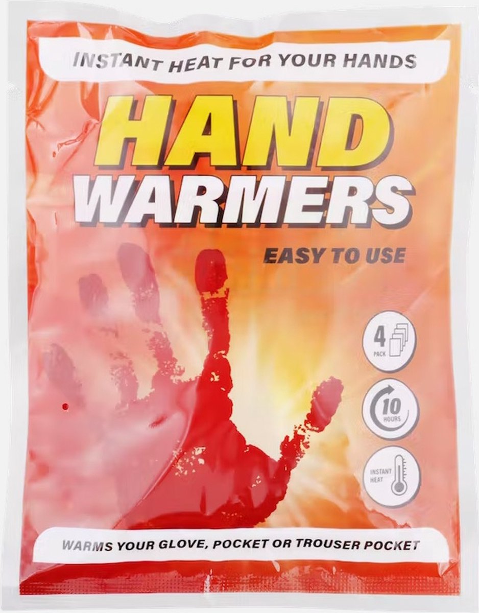 Goedkoopste Hand warmers - 4 pack - 10 uur warme handen - instant heat - handwarmers - heat pack