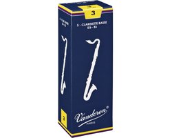 Vandoren Classic basklarinette 3 doos met 5 rieten - Frans basklarinetriet