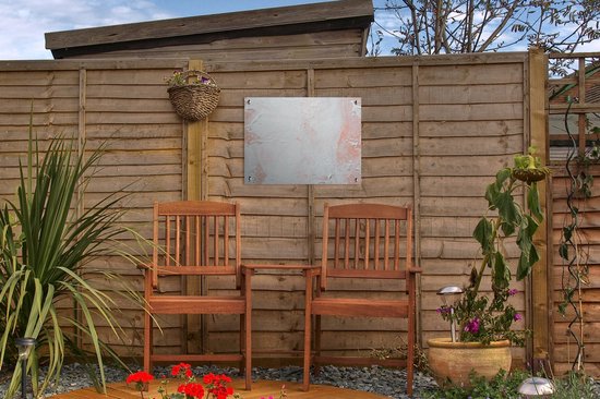 Décoration de Jardin Peinture - Abstrait - Design - 40x30 cm - Toile de jardin - Poster extérieur