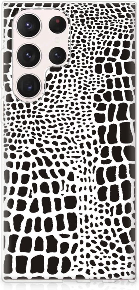 Samsung Galaxy S23 Ultra TPU Hoesje Slangenprint