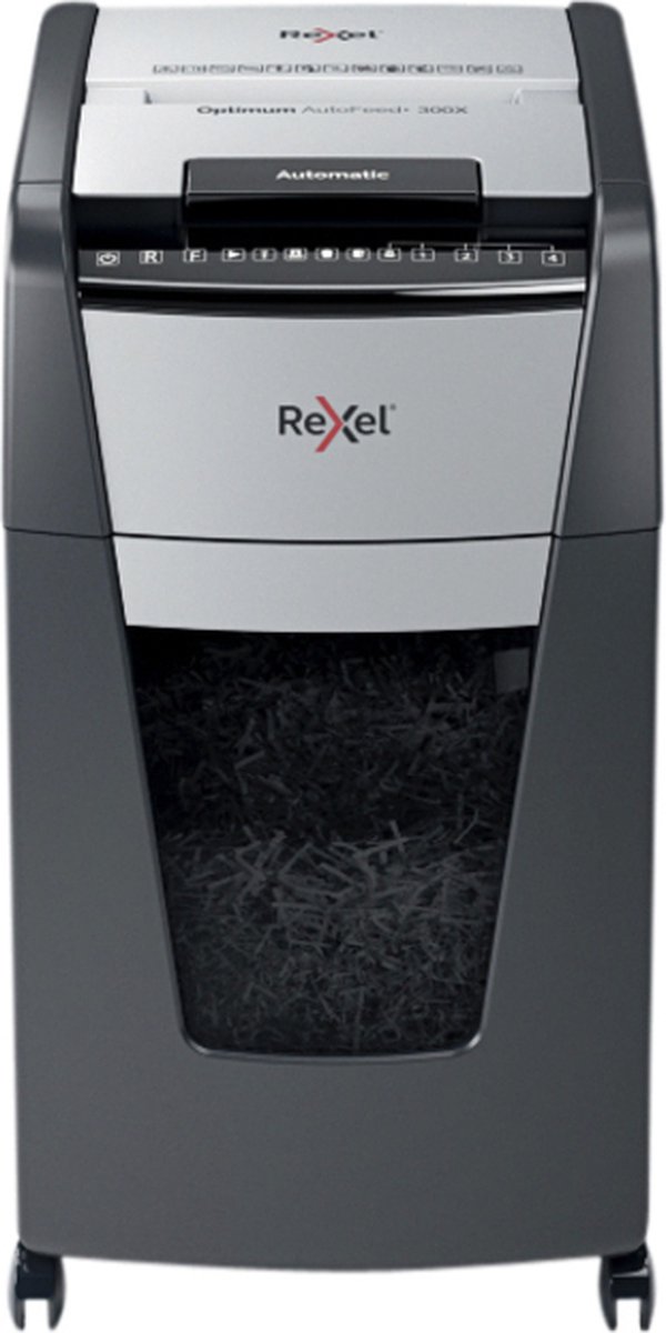 Rexel Optimum AutoFeed+ 300X Fluisterstille Papierversnipperaar