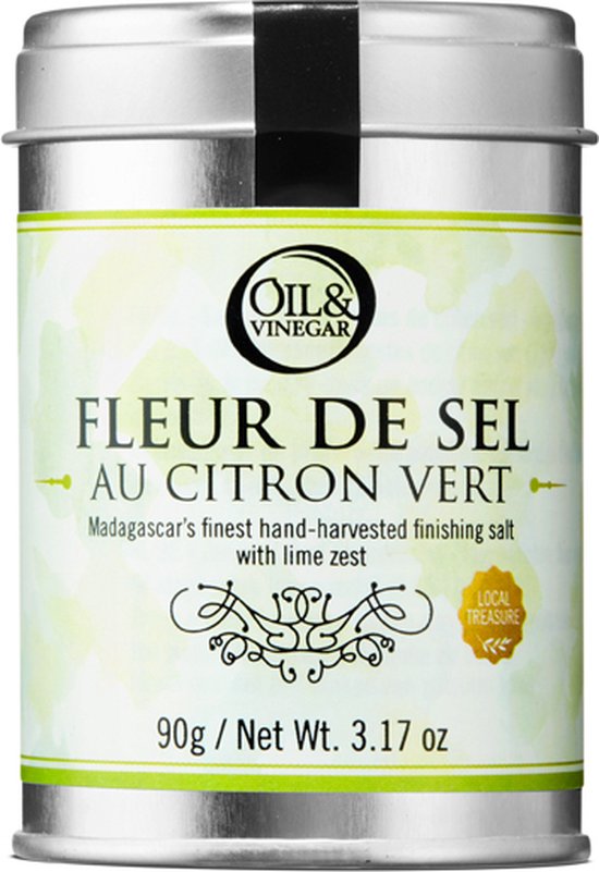 Oil & Vinegar Fleur de Sel au Citron Vert 90g