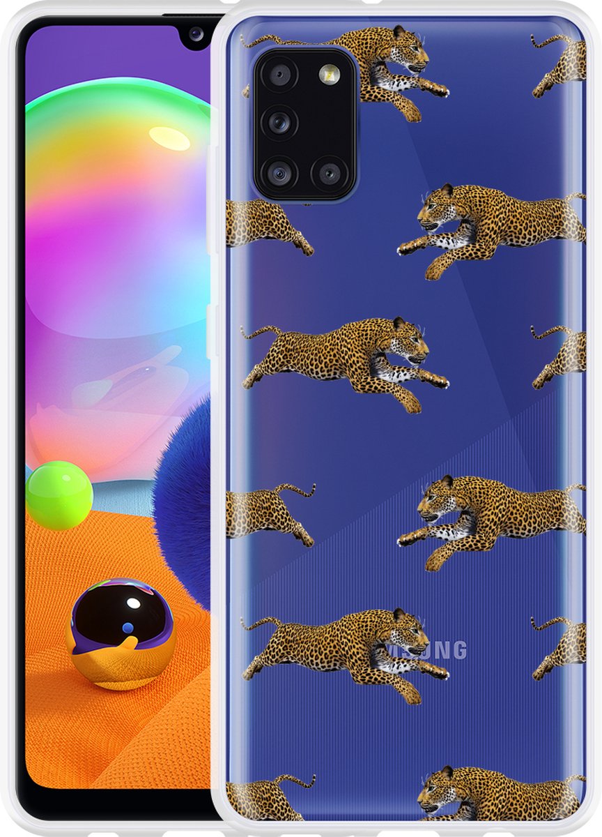 Samsung Galaxy A31 Hoesje Leopard - Designed by Cazy | bol.
