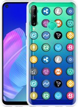 Huawei P40 Lite E Hoesje Cryptocurrency Designed by Cazy