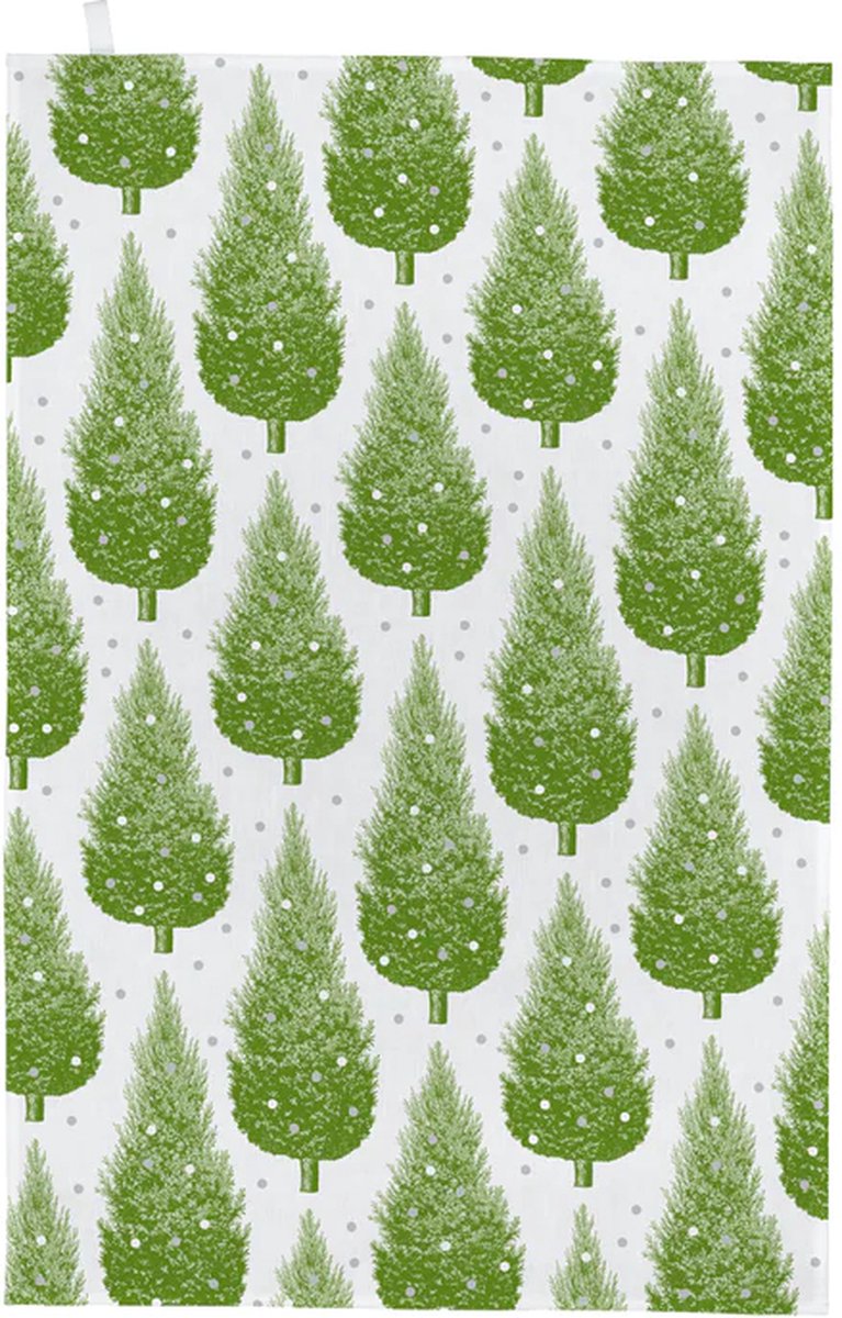 Kerst Theedoek - kerstboom keukendoek - Christmas Tree - 100% katoen