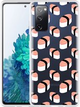 Hoesje Geschikt voor Samsung Galaxy S20 FE Sushi