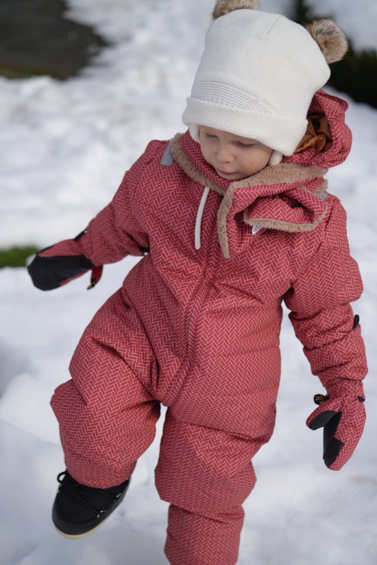 Ducksday Winterpak – Skipak voor baby’s – Sneeuwpak – Snowsuit – Waterdicht & PFAS-vrij – Gerecycled Polyester – Maat 74 – Wick