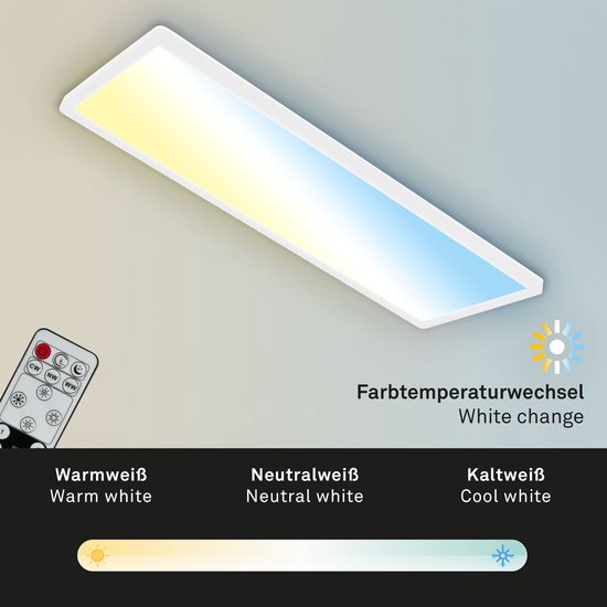 Lucande Smart LED plafondlamp Leicy zwart 10 cm RGB CCT