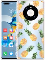 Huawei Mate 40 Pro Hoesje Ananas Designed by Cazy