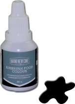 BrandNewCake® Airbrush Kleurstof Zwart 20ml - Eetbare Voedingskleurstof - Kleurstof Bakken - Taartversiering