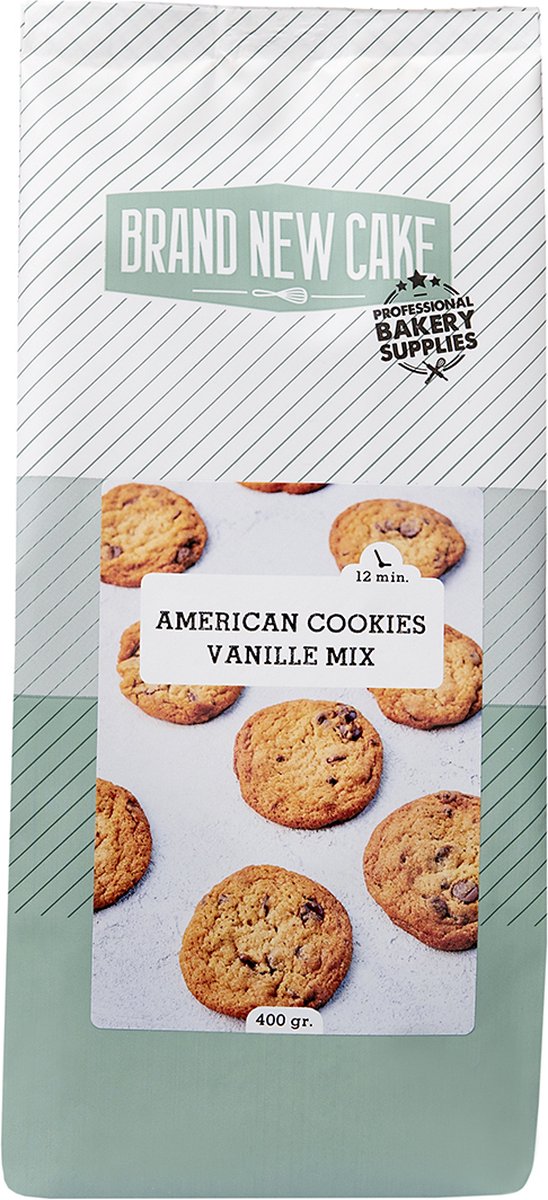 BrandNewCake® American Cookies Vanille mix 400gr - Bakmix