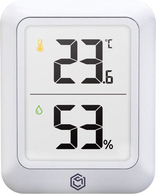 Foto: Ease electronicz hygrometer min max luchtvochtigheidsmeter digitaal weerstation vochtigheidsmeter thermometer voor binnen