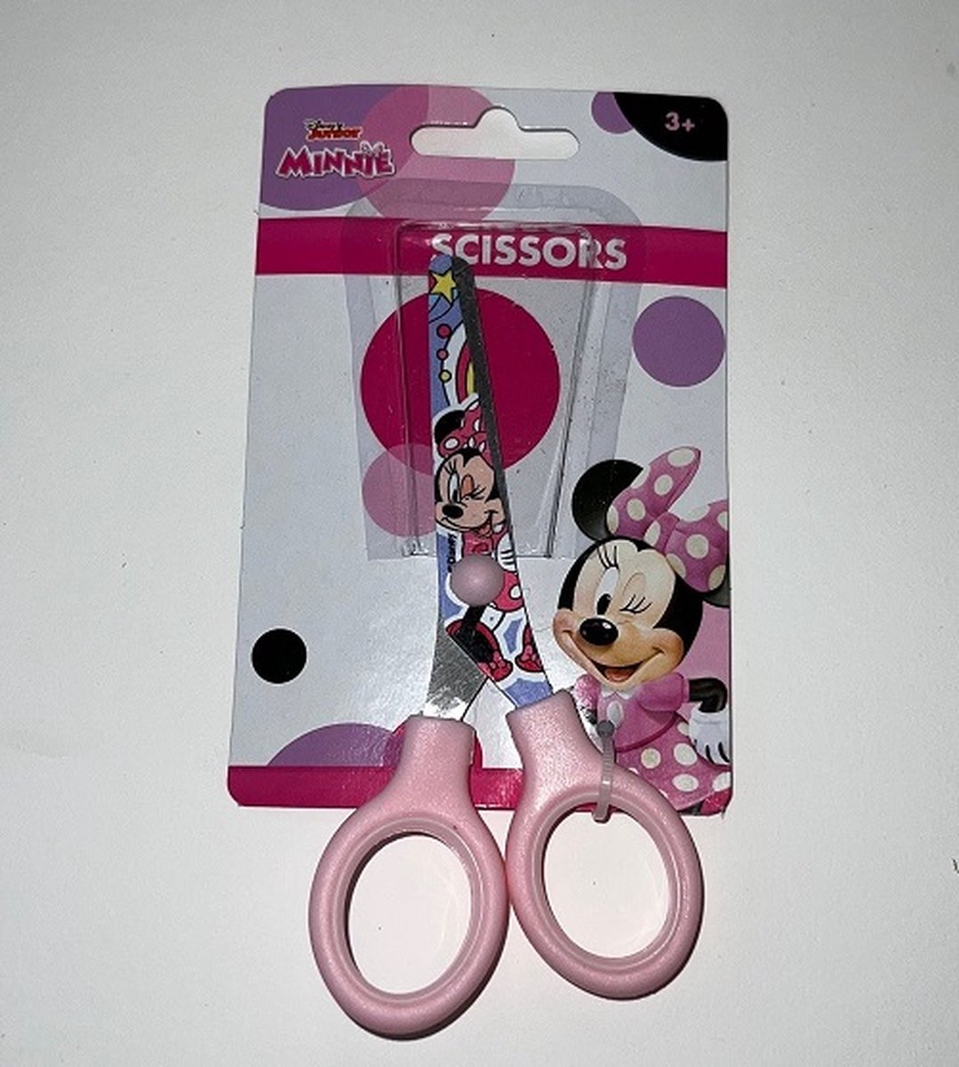 Kinderschaar - knutselschaar - Minnie Mouse - kinder schaartje om te knutselen voor papier