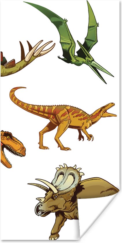 Behang dino kamer - dinosaurus kinderkamer olijfgroen naadloos – De Kleine Auto Behang dino kamer - dinosaurus kinderkamer olijfgroen naadloos – De Kleine Auto