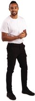 Pantalon Combat Slim Stretch Zwart - Gastronoble BB463-38 - Restauration & Professionnel