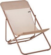 Lafuma Maxi Transat - Chaise de plage - Pliable - Réglable - Color Block - Canyon