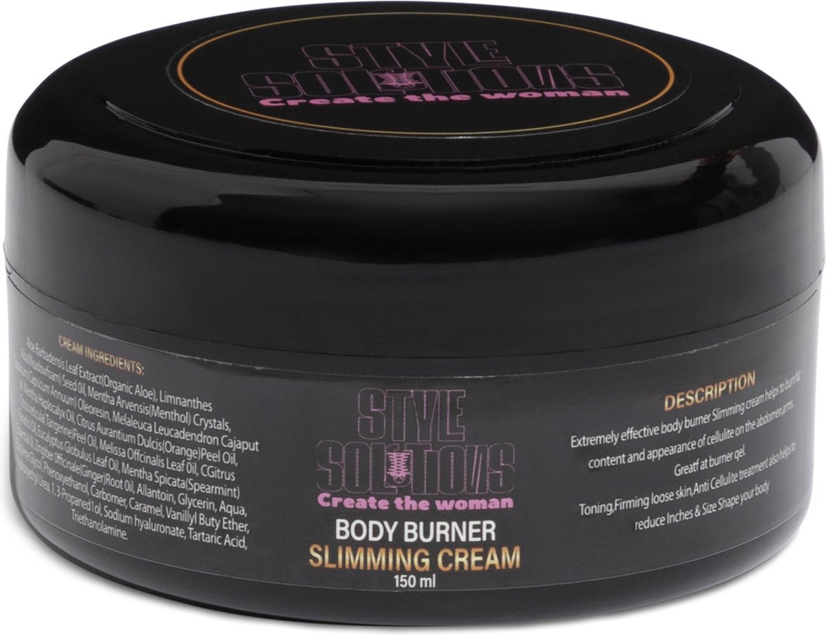 Goedkoopste Style Solutions | Body Burner Creme | Afslankgel | Bodywrap met afslankcreme | Vetverbranding Afslanken Anti Cellulitis Afvallen
