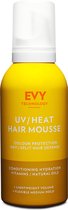 EVY UV/Heat Hair mousse - 150 ml - Kleur Beschermend en Hydraterend - Bevat vitamine B3/5/6, E, C en Natuurlijke Oliën