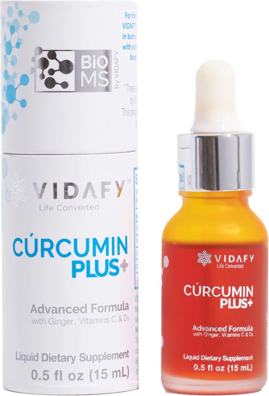 Vidafy Curcumin Gouden druppels bol