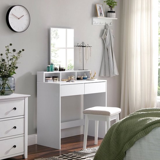 Moderne Make-uptafel met Spiegel en Verlichting voor een Perfecte