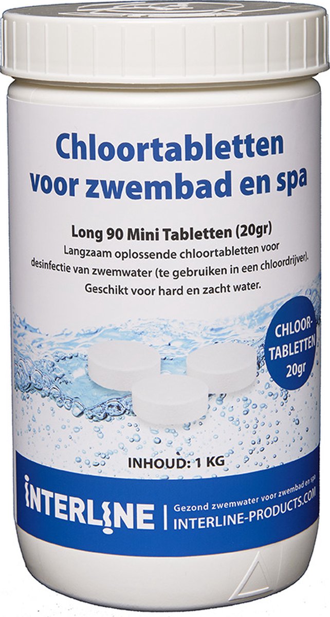 Interline Chloortabletten - 1 kg (20 Gram) - Interline