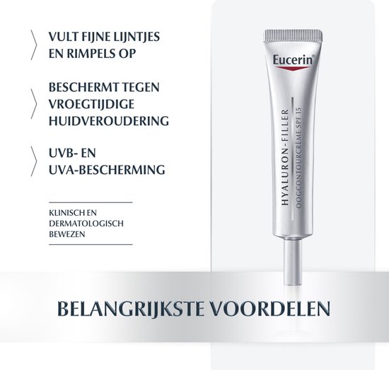 Eucerin Hyaluron-Filler Anti-Rimpel - Oogcrème - 15 ml