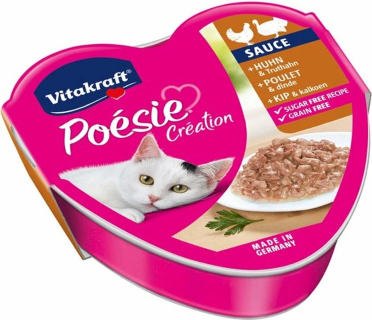 Vitakraft Vitakraft Kattenvoer In Saus Kip - Kalkoen 85 gr