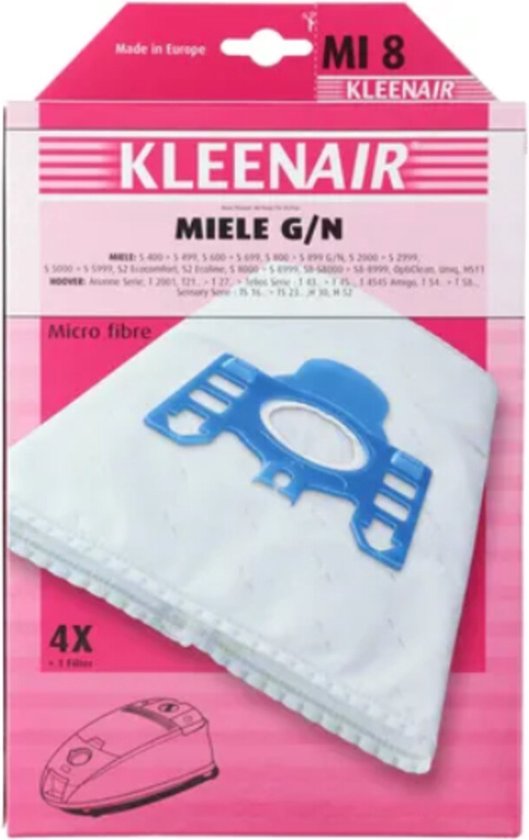 Kleenair Miele G / N - sacs pour aspirateurs - Filtre Sacs d'aspirateur