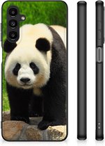 Smartphone Hoesje Geschikt voor Samsung Galaxy A14 5G Bumper Hoesje met Zwarte rand Panda