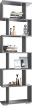 VCM Houten Room Divider Stand Boekenkast Decoratieve Boeken 6 Compartimenten Standplank Palusa L