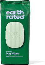 Earth Rated Dog Wipes Schoonmaakdoekjes Lavendel 100 doekjes