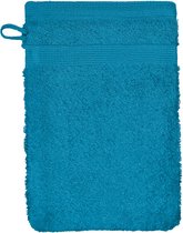 Twentse Damast Luxe Katoenen Badstof Washandjes - Absorberend - 6 stuks - 16x21 cm – Turquoise