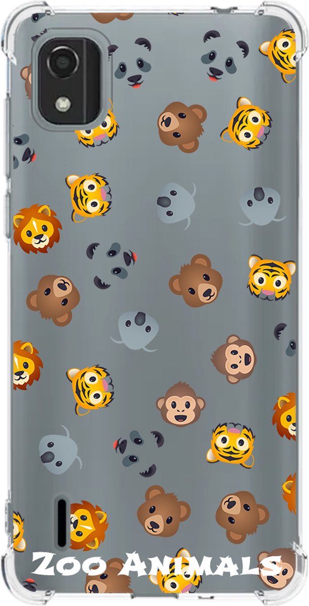 Anti-Shock Back Cover Hoesje Maken voor de Nokia C2 2nd Edition