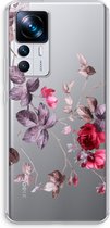 Case Company® - Hoesje geschikt voor Xiaomi 12T Pro hoesje - Mooie bloemen - Soft Cover Telefoonhoesje - Bescherming aan alle Kanten en Schermrand