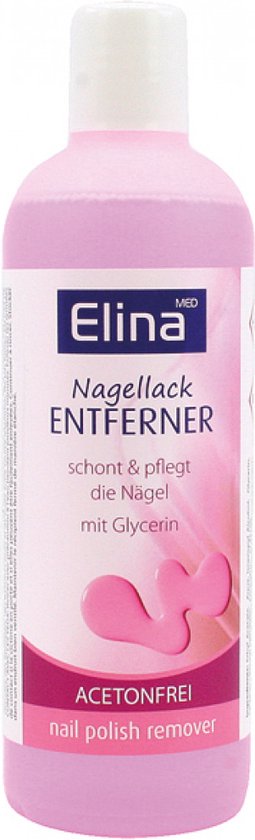 Dissolvant Elina 200 ml enrichi en glycérine - sans acétone | bol.com
