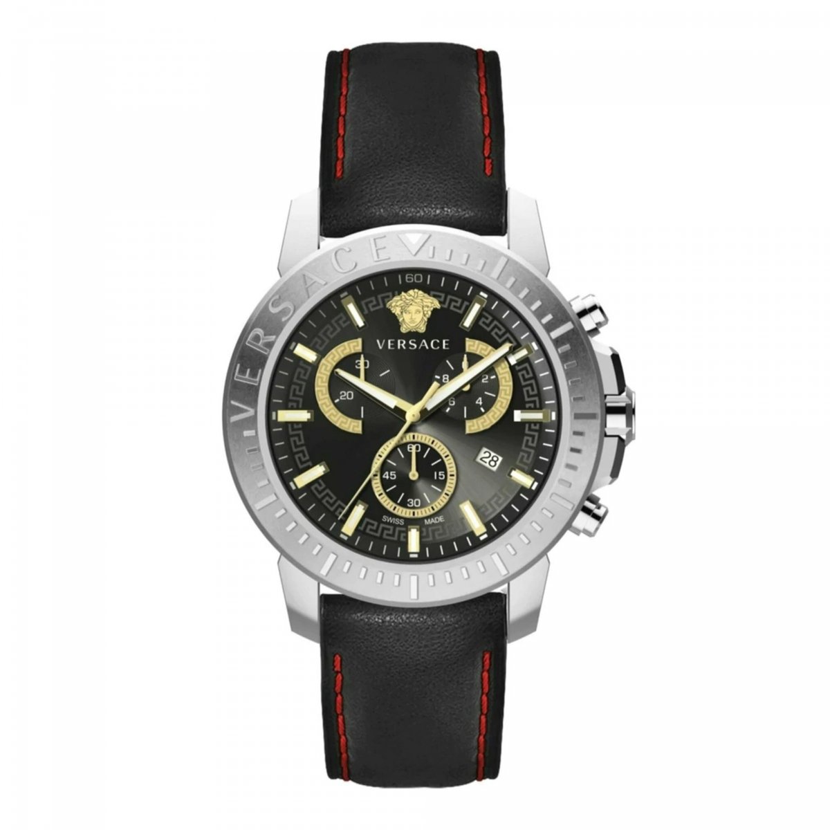 Versace VE2E00121 horloge mannen - Roestvrij Staal - zilver