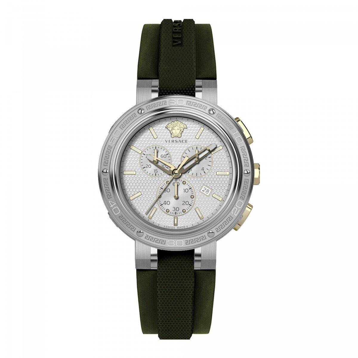 Versace VE2H00121 horloge mannen - Roestvrij Staal - zilver