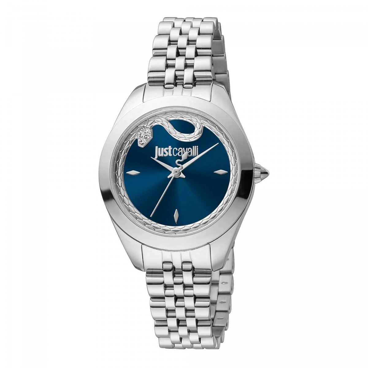 Just Cavalli Damen-Uhren Analog Quarz One Size Blau 32019803
