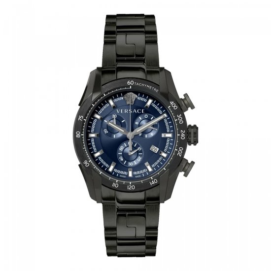 Versace VE2I00521 horloge mannen - Roestvrij Staal - zwart