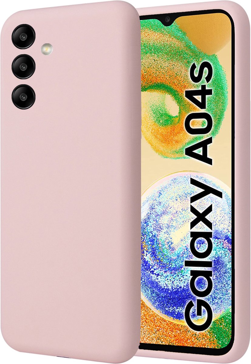 Hoesje geschikt voor Samsung Galaxy A04s / A13 5G - Back Cover Case SoftTouch Roze