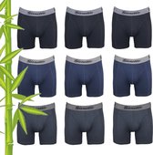 Lot de 9 caleçons homme Gionettic Bamboe assortis - taille XXL