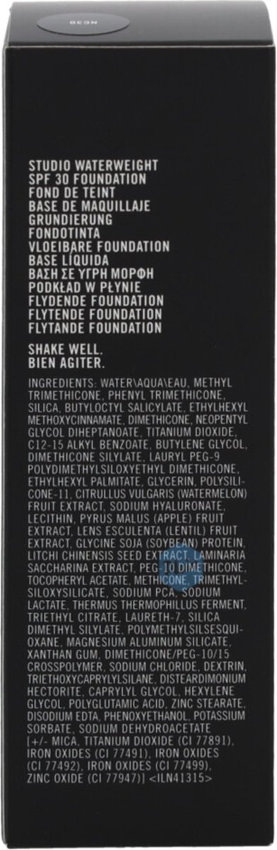 MAC Cosmetics Studio Waterweight Foundation Foundation 30 ml