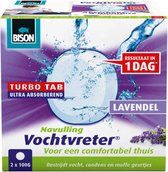 Bol.com Bison Vochtvreter® navultablet 2x 100 g lavendelgeur luchtontvochtiger geschikt voor Bison Vochtvreter® Ambiance bestrij... aanbieding