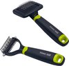 Set Slicker brush S (7cm) et Undercoat comb S (7cm)